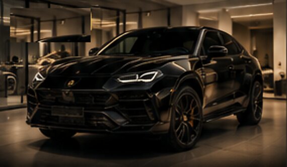 SUV de prestige noir